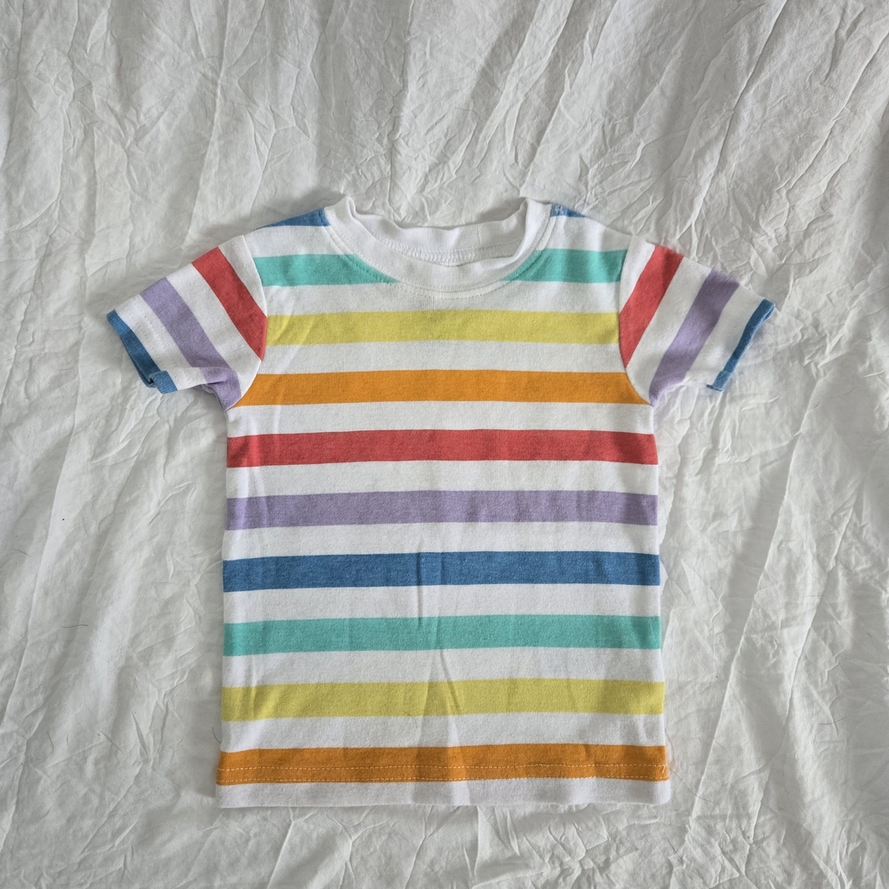 Colorful Striped Kids T-Shirt